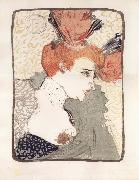 Henri  Toulouse-Lautrec, Bust of Marcelle Lender